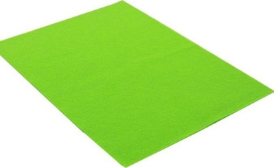 Fletë dekorative felt Penword, 20x30cm, set me 10 copa, jeshile e çelët