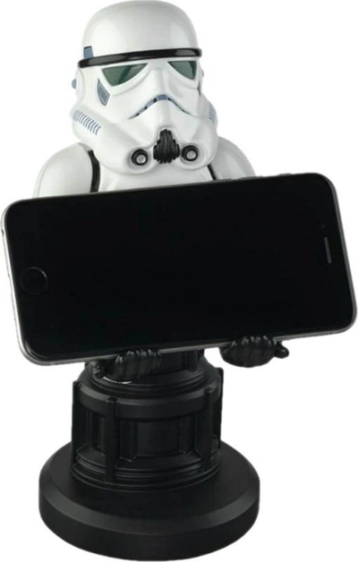 Mbajtëse kontrollori Exquisite Gaming Star Wars Stormtrooper, figurë 21 cm, për gamepad dhe telefon, e bardhë