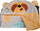 Lodër pelushi për qen Zolux Chiquitos Sloth Blanket, material i ricikluar, përtypje dhe batanije, shumëngjyrëshe