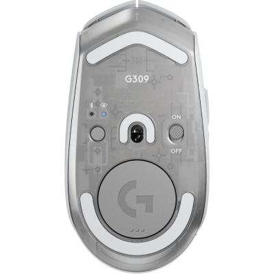 Maus gaming Logitech G309 Lightspeed, wireless, optik, i bardhë