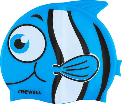 Kape noti për fëmijë Crowell Nemo Jr, silikoni, dizajn peshku, blu