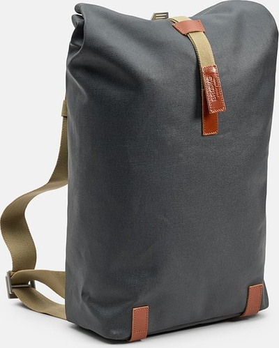 Çantë shpine Brooks Pickwick Cotton Canvas 26L, e papërshkueshme nga uji, gri honey