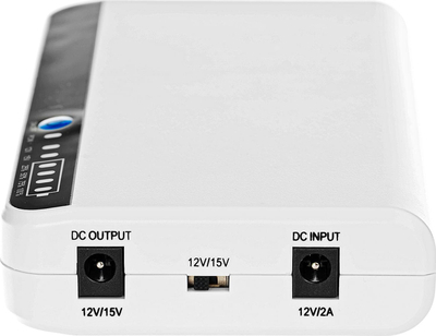 УПС со батерија ИСТ УПС18 ДЦ, 18W, 12V 15V ДЦ, бел