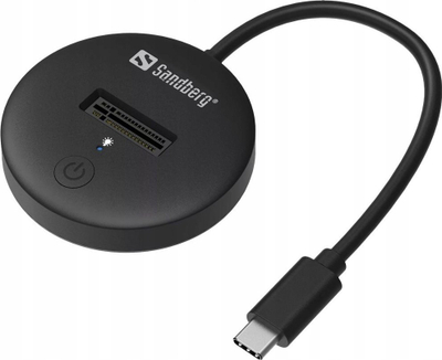 Dok USB Sandberg USB 3.2 për SSD M.2 NVMe, 10 Gbps, i zi