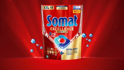 Tableta për enëlarëse Somat Excellence Premium 5in1, 42 kapsula, 819g