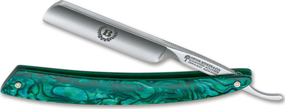 Brisk i drejt Boker Abalone Mini, 4/8", French Point, jeshil