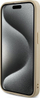 Futrollë telefoni Guess Saffiano Iridescent Script për iPhone 15 Pro, 6.1", gold