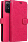 Kabull telefon Mezzo Book për Xiaomi Redmi Note 12S, me portofol, me mandala, ngjyrë magenta