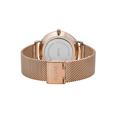 Orë dore Cluse La Bohème Mesh Rose Gold/White