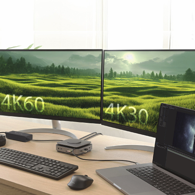 Dock USB C J5create JCD3199P, dy dalje 4K HDMI, PD 140W, gri