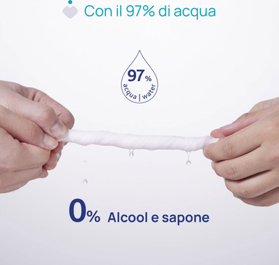 Shami të lagura Chicco Scented Wipes, 72 copë, me erë të mirë