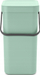 Kosh riciklimi Brabantia Sort and Go 12L, plastik, jade green