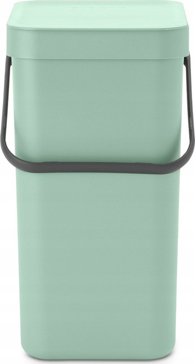 Kosh riciklimi Brabantia Sort and Go 12L, plastik, jade green