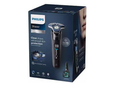 Rrobeshpues elektrik Philips Shaver Series 7000 S7886/58, i papërshkueshëm nga uji, me trimmer, gri