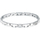 Byzylyk për femra Trussardi T-Logo TJAXC17, 19cm, i argjendtë