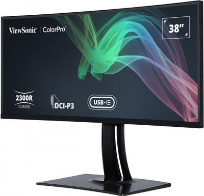 Monitor ViewSonic VP3881a, 38", UWQHD i lakuar, profesional, i zi