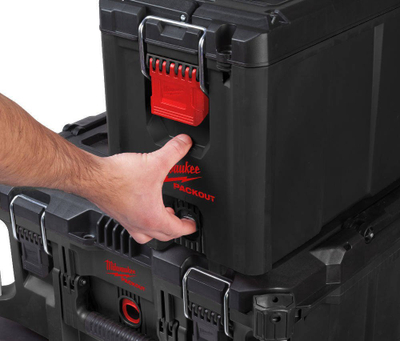 Kuti veglash Milwaukee Packout Compact, IP65, 34kg, e kuqe