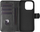 Këllëf telefoni ESTUFF ES67110007, lëkurë, flip wallet, i zi