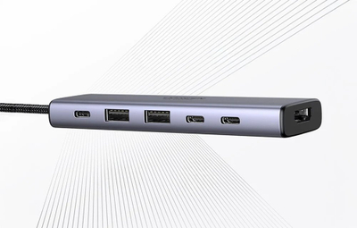 Dock HDMI Revodok 6 in 1, 4K 60Hz, për laptop