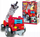 Lojë ndërtuese LaQ Hamacron Constructor Mini Fire Truck, set edukativ, shumëngjyrësh