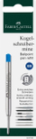 Rimbushës për stilolaps Faber Castell Ballpoint Pen Refill XB, bojë blu, set me 5 copë