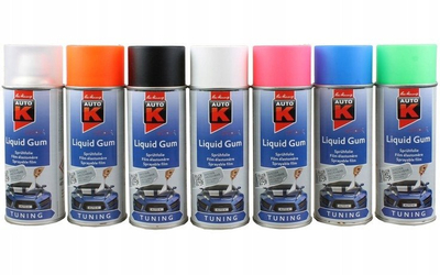 Спреј филм гума Kwasny Auto K Liquid Gum, 400 ml, црн