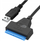 Adapter USB 3.0 në SATA Izoxis 26096, për disk 2.5" HDD SSD, i zi