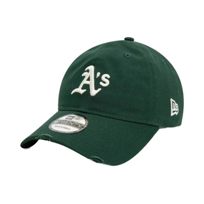 Kapelë New Era 9Twenty Oakland Athletics Distressed, me strehë të lakuar, e rregullueshme, jeshile