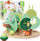 Дрвена играчка лавиринт Classic World Forest Life, 5 делови, повеќебојна