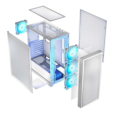 Kasa kompjuteri Logic Concept Dart Pro, MIDI, ARGB, e bardhë