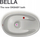 Vaskë për bebe Okbaby BELLA, 78.5x50x25.5cm, plastike ergonomike, gri