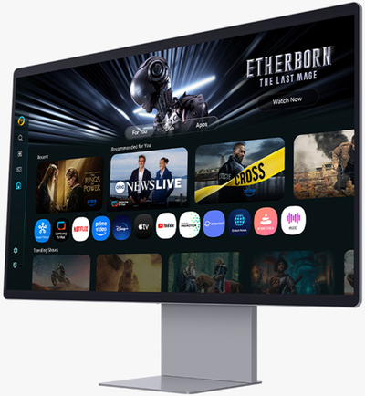 Monitor i mençur Samsung M90SF S32FM900SU, 32", 4K, i bardhë