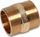 Përçues bronzi SANHA MS Double Nipple, 1/2", filetim mashkull-mashkull