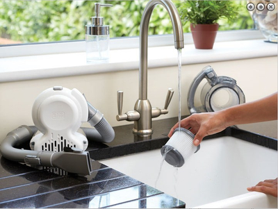 Fshesë dore Black&Decker Dustbuster Flexi PD1820LF, pa kabllo, 18V Li Ion, gri