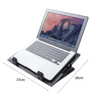 Mbajtëse për laptop Hutini, i zi 6014