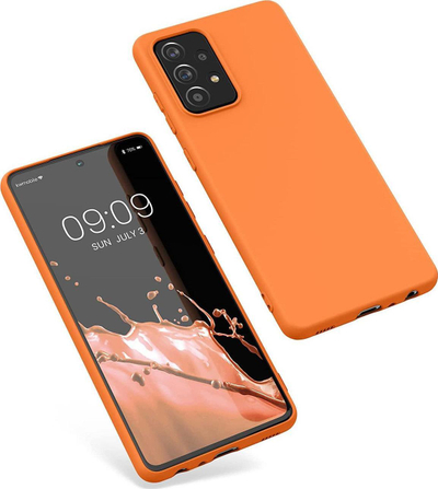 Kapak telefoni Hurtel Silicone Case për Samsung Galaxy A22 4G, silikon i butë, blu