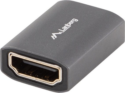 Adapter HDMI Lanberg 2.1, 8K, femër me femër, ngjyrë argjendtë