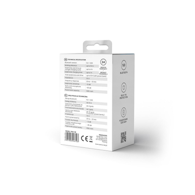Dëgjuese Savio TWS-06, Wireless, të zeza