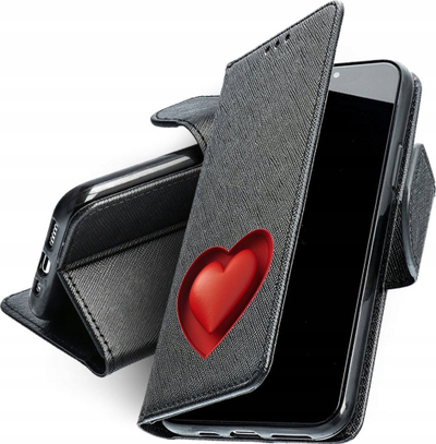 Kapak libri OEM Fancy Book për iPhone 14 Plus, me magnet, me xhepa, i zi