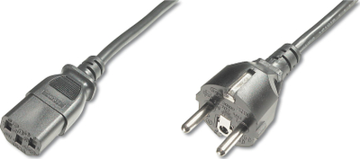 Kabllo rryme Digitus ASSMANN AK-440101-018-S, Schuko në C13, set 10 copë, 1.8m, e zezë