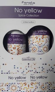 Set flokësh Fanola No Yellow Spice Collection, shampo 350 ml, maskë trajtuese 300 ml, për gra