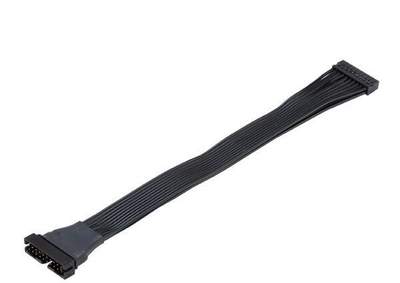 Kabllo zgjatëse Akasa USB 3.0, M/F, 19-pin, 15cm, e zezë