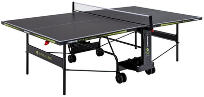 Tavolinë pingpongu Donic Style 800 Outdoor, palosëse, me rrota, ngjyrë e zezë