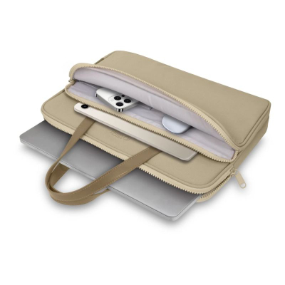 Çantë laptopi Tech-Protect Carrying Bag, 15-16", që s’e zë uji, bezhë