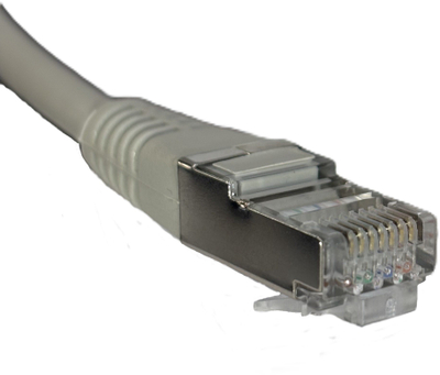 Kabllo rrjeti Netrack RJ45 Cat6 F UTP, 10m, gri