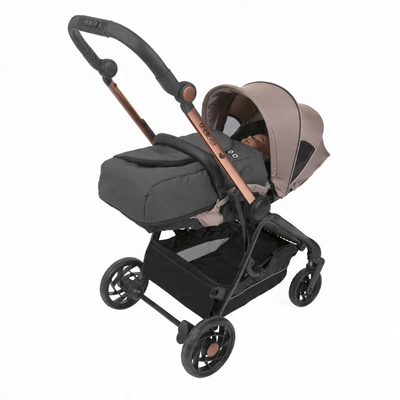Dyshek karroce Chicco One4Ever, për bebe 0–6 muajsh, 100% poliester, gri