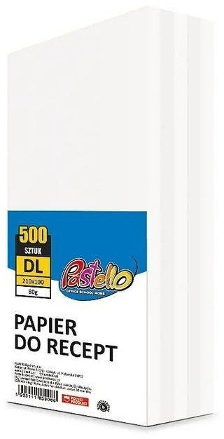 Letër zyre Pastello Copy Paper, 210x100mm, 80g, 500 fletë, e bardhë
