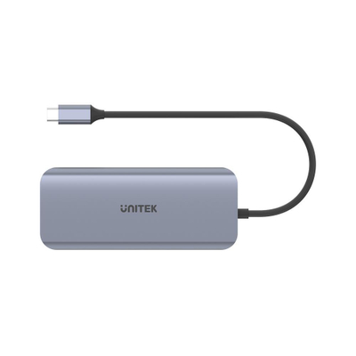 Stacion lidhës Unitek D1026B, USB-C, i hirtë