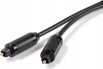 Kabllo optike digjitale Vivanco 46151, Toslink, 3m, e zezë