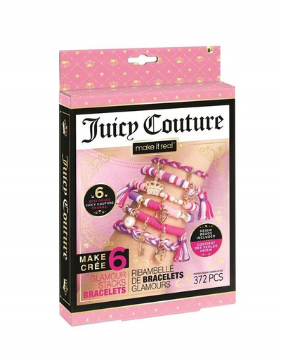 Set byzylykësh Juicy Couture Make It Real Glamour Stacks, deri 6 byzylykë, për fëmijë 8+